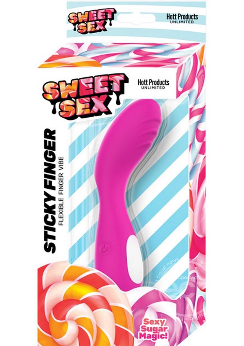 Sweet Sex Sticky Finger Rechargeable Silicone Power Play Vibe - Magent – SP