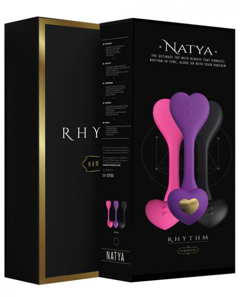 Natya Silicone Rechargeable Couples Vibrator with Remote Control