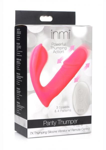 Panty Thumper 7x Thumping Silicone Vibrator With Remote Control