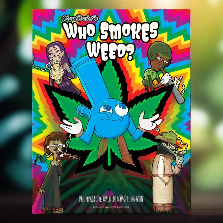 Who Smokes Weed? Coloring Book