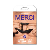 Merci Silicone Covered Metal Cock Ring