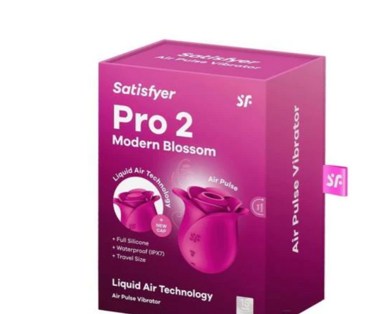 Satisfyer Pro 2 Modern Blossom Rechargeable Silicone Clitoral Stimulator