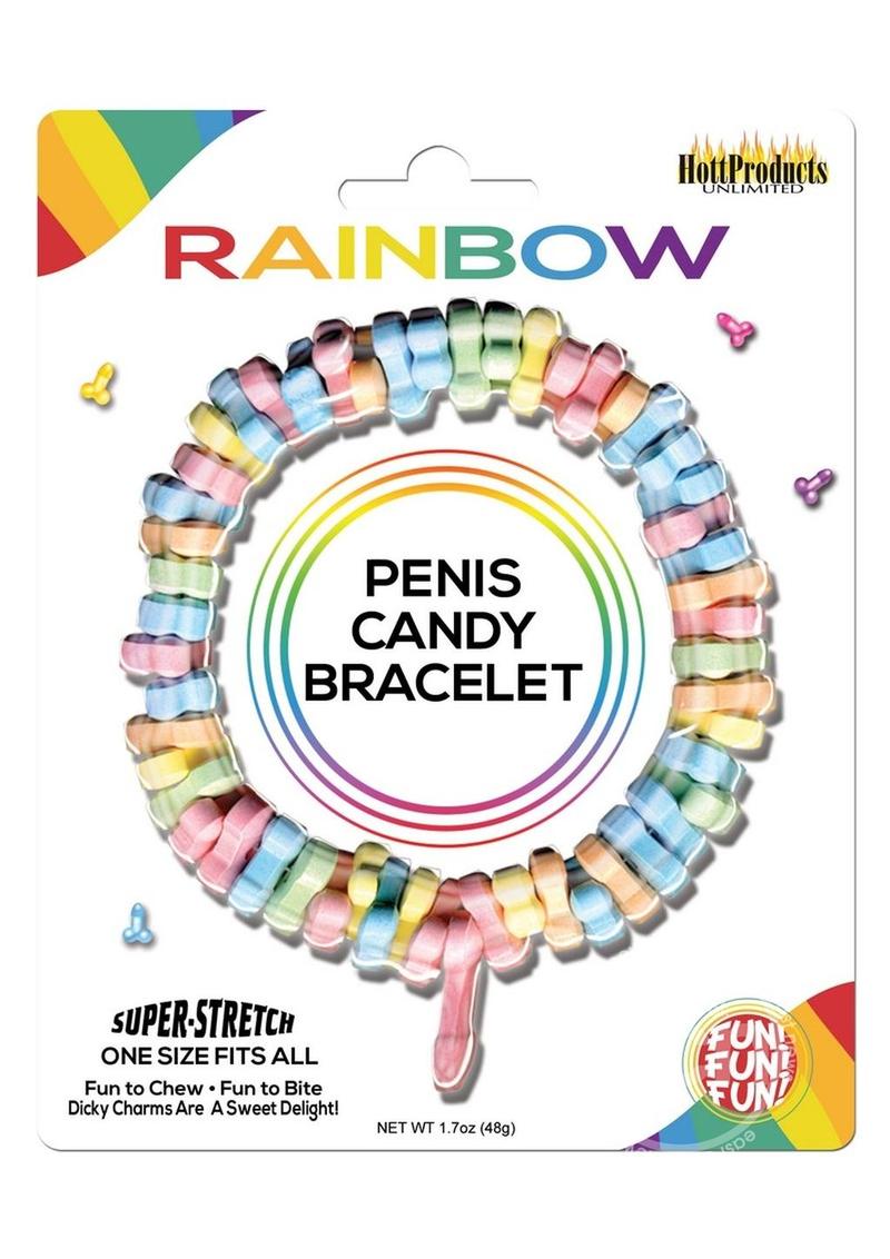 Dicky Charms Multi Flavored Penis Shaped Candy In A Super Stretch Bracelet