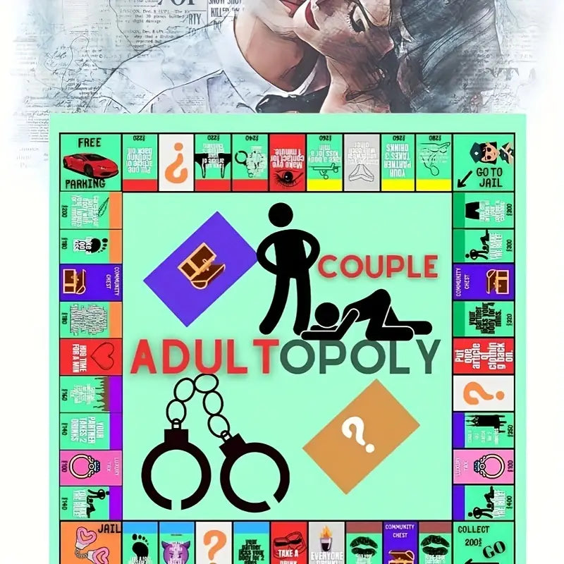 ADULTOPOLY COUPLE BOARD GAME