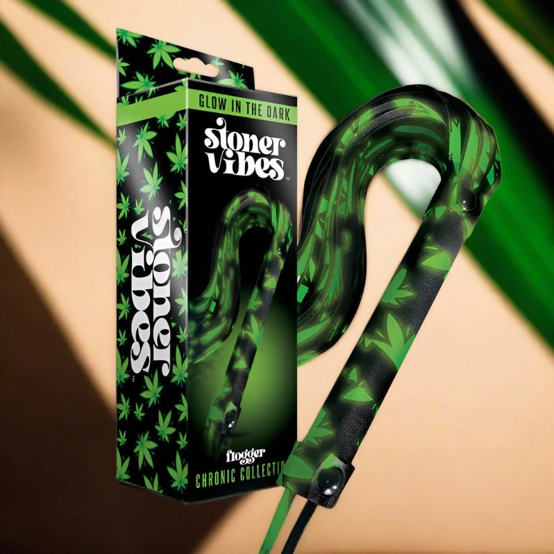 Stoner Vibes Chronic Collection Glow in the Dark Flogger