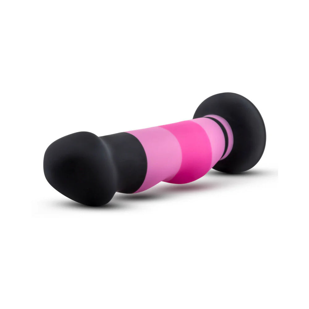 Avant D4 Sexy in Pink 8 in. Silicone Dildo with Suction Cup