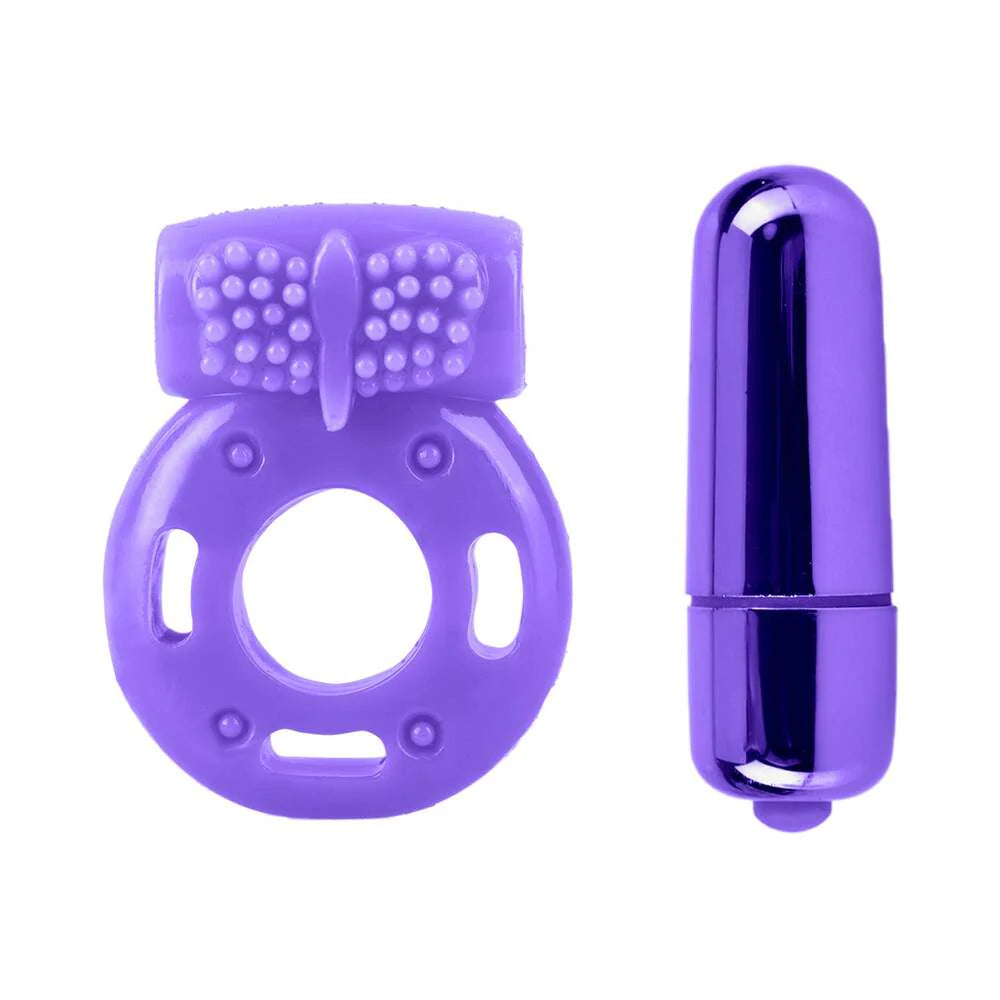 Pipedream Neon 3-Piece Silicone Vibrating Couples Kit