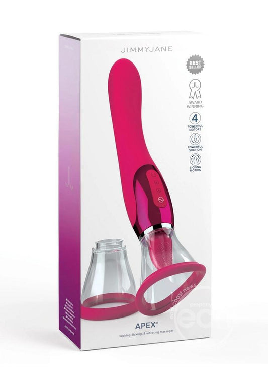 JimmyJane Apex Rechargeable Silicone Dual Vibrator