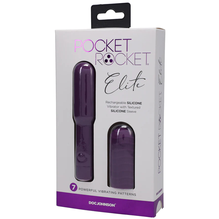 Pocket Rocket Elite Rechargeable Bullet With Removable Sleeve