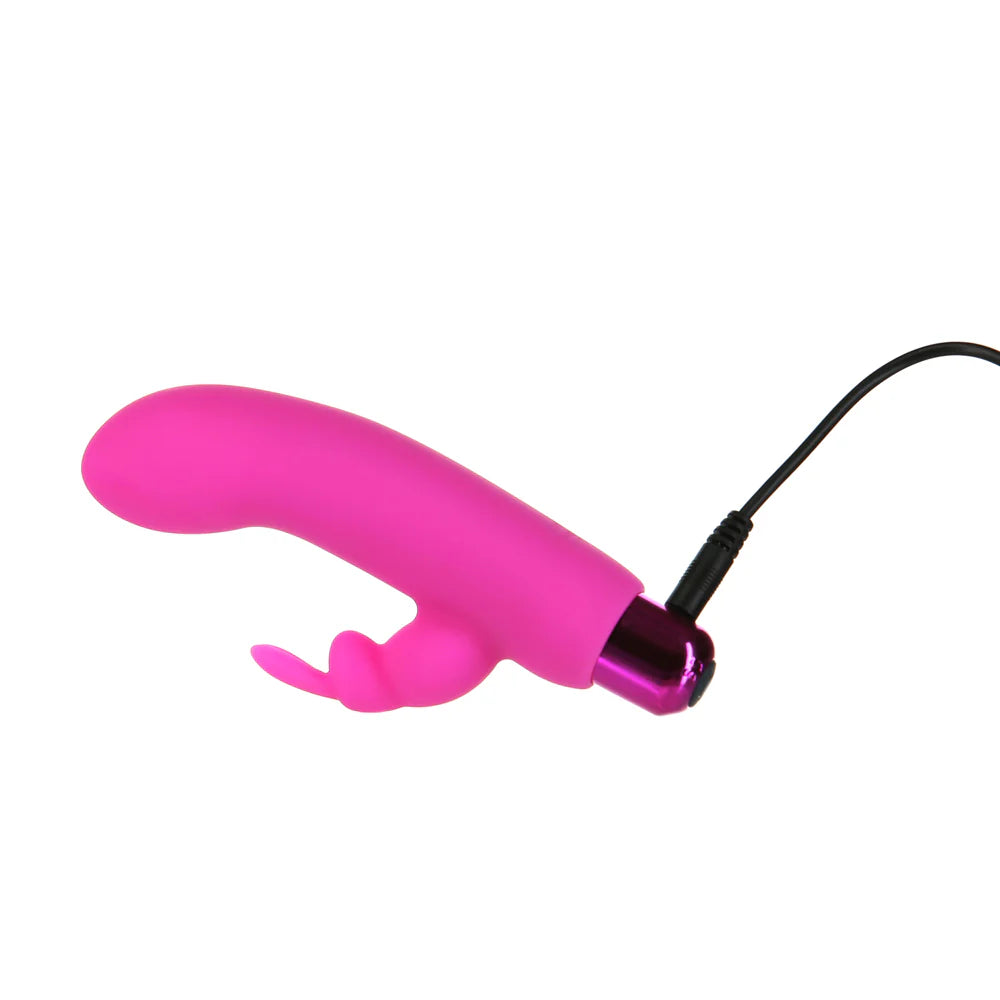 Alices Bunny Rechargeable Bullet With Removable Rabbit Sleeve