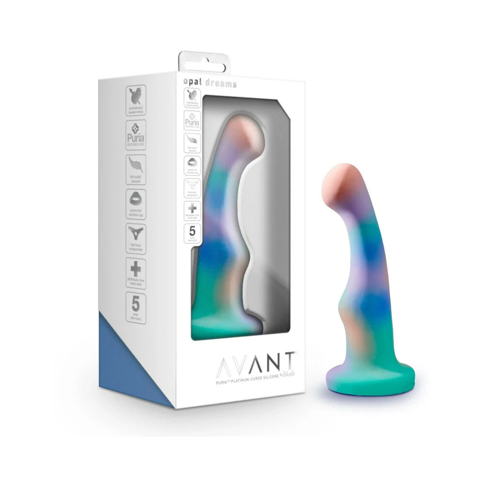 Avant Opal Dreams 6 in. Silicone Dildo with Suction Cup