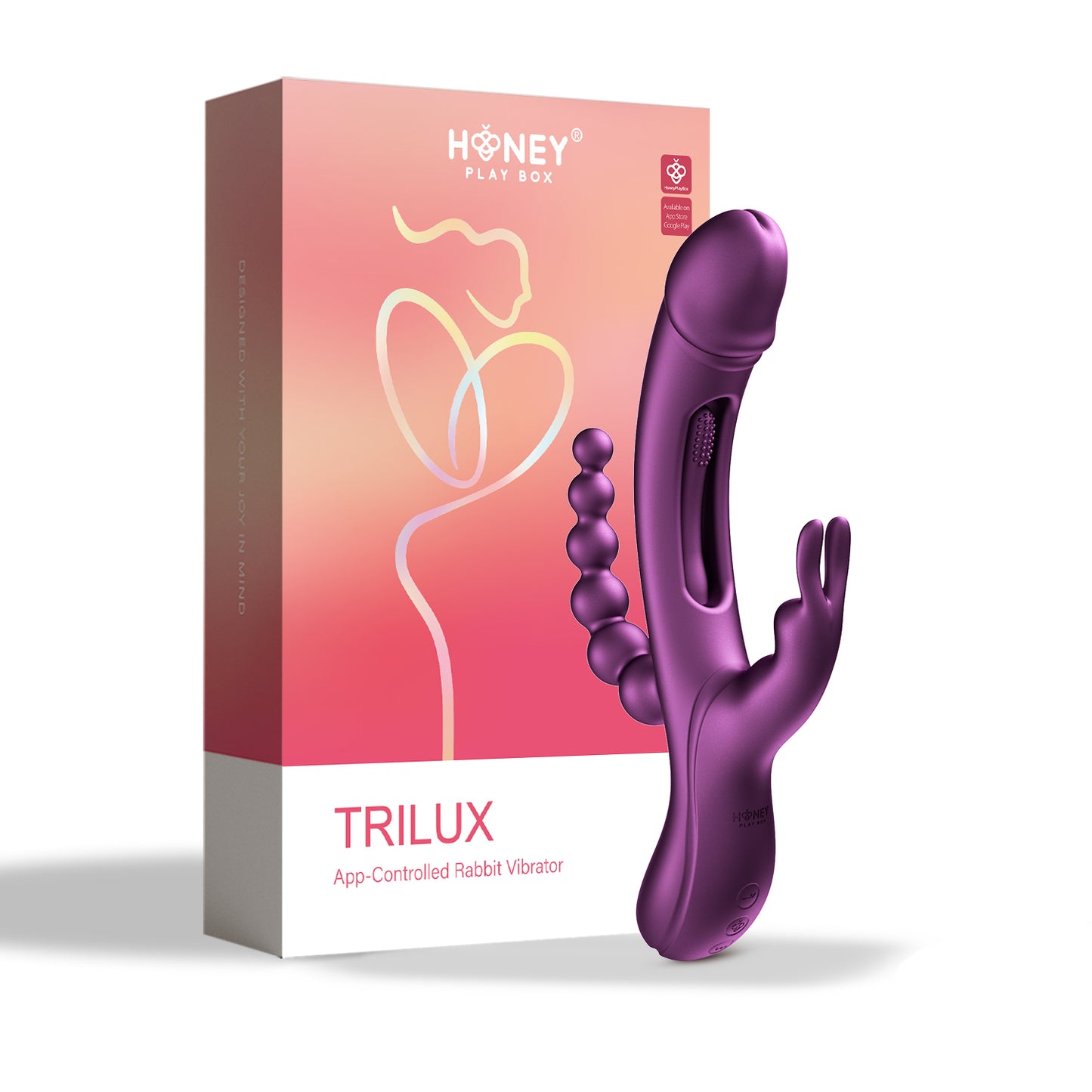 Trilux - App Controlled Rabbit Vibrator