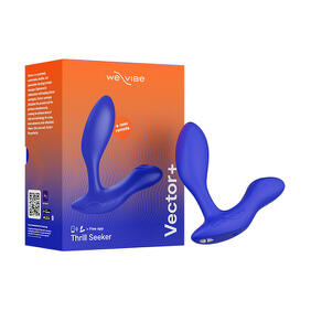 We-Vibe Vector+ Rechargeable Remote-Controlled Silicone Dual Stimulation Prostate Massager