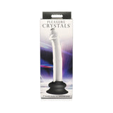 Pleasure Crystals Glass Dildo W/ Silicone Base