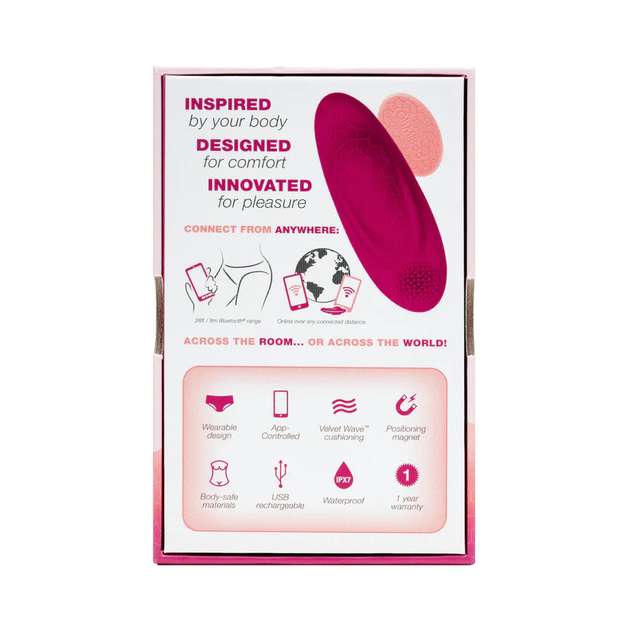 OhMiBod Foxy Bluetooth App-controlled Wearable Panty Vibrator