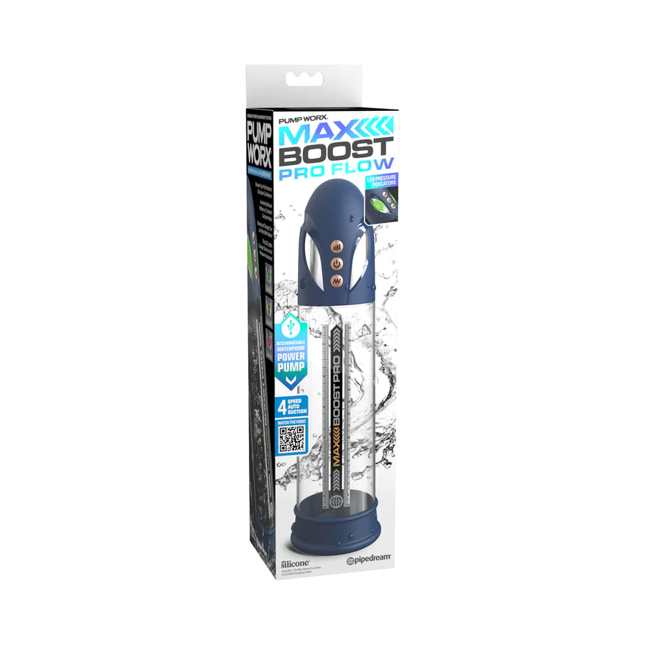 Pump Worx Max Boost Pro Flow Rechargeable Penis Pump
