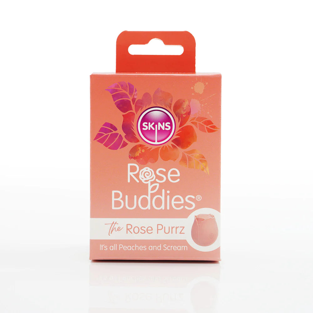 Skins Rose Buddies Rose Purrz Rechargeable Silicone Clitoral Vibrator