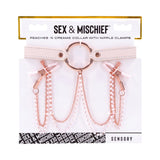 Peaches 'n CreaMe Collar with Nipple Clamps