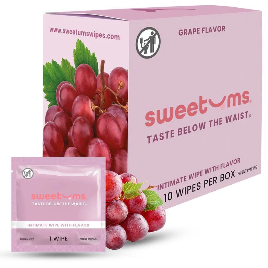 Sweetums Intimate Wipes 10-Pack