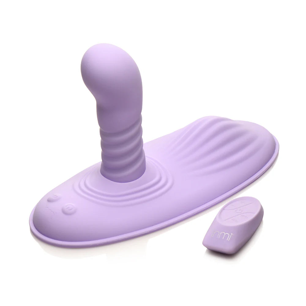 Inmi Thrust 'N' Grind Thrusting & Vibrating with Remote Silicone Grinder