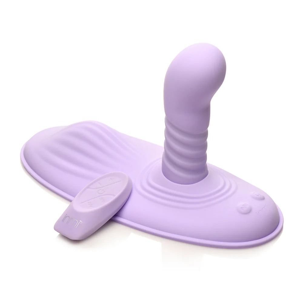 Inmi Thrust 'N' Grind Thrusting & Vibrating with Remote Silicone Grinder