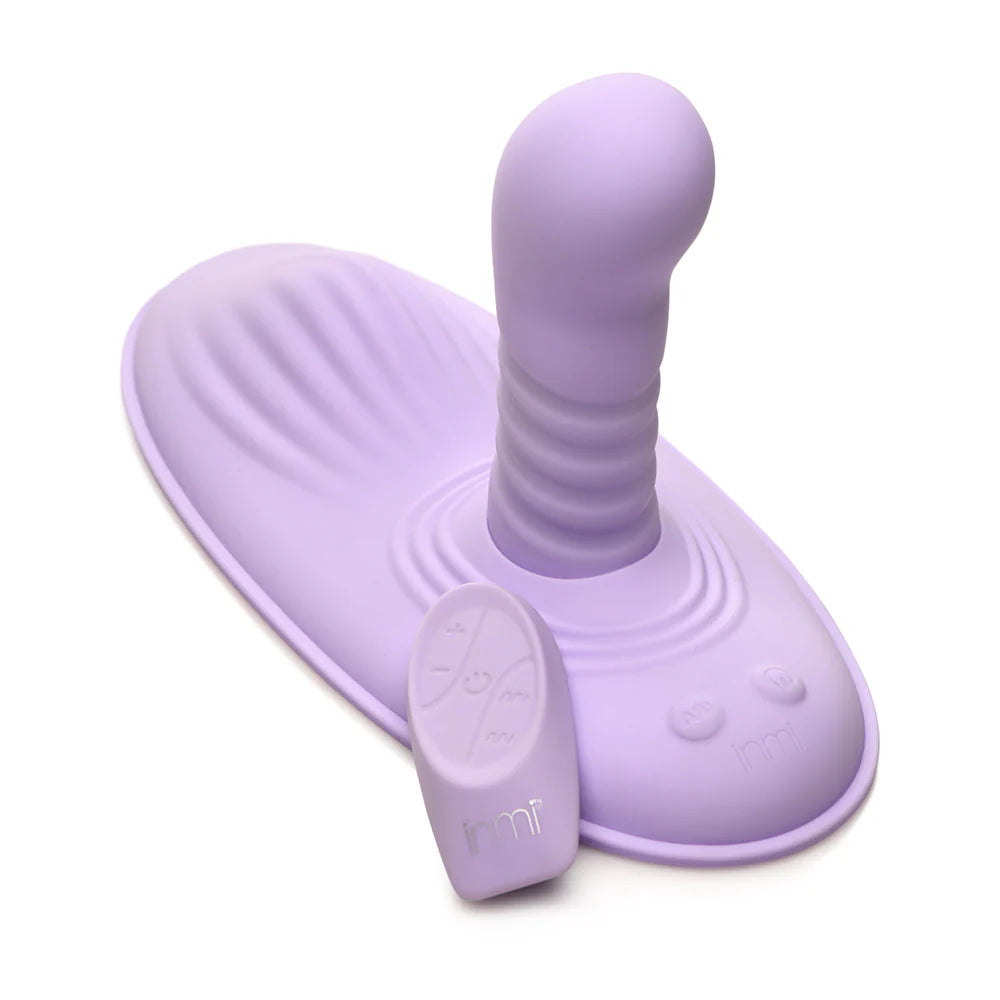 Inmi Thrust 'N' Grind Thrusting & Vibrating with Remote Silicone Grinder