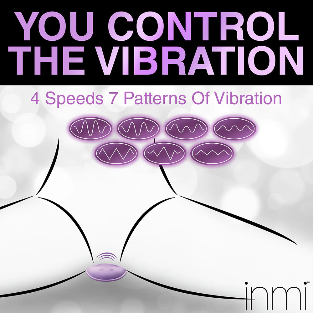 Inmi Thrust 'N' Grind Thrusting & Vibrating with Remote Silicone Grinder