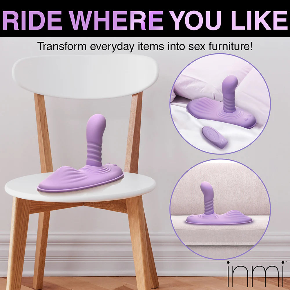 Inmi Thrust 'N' Grind Thrusting & Vibrating with Remote Silicone Grinder