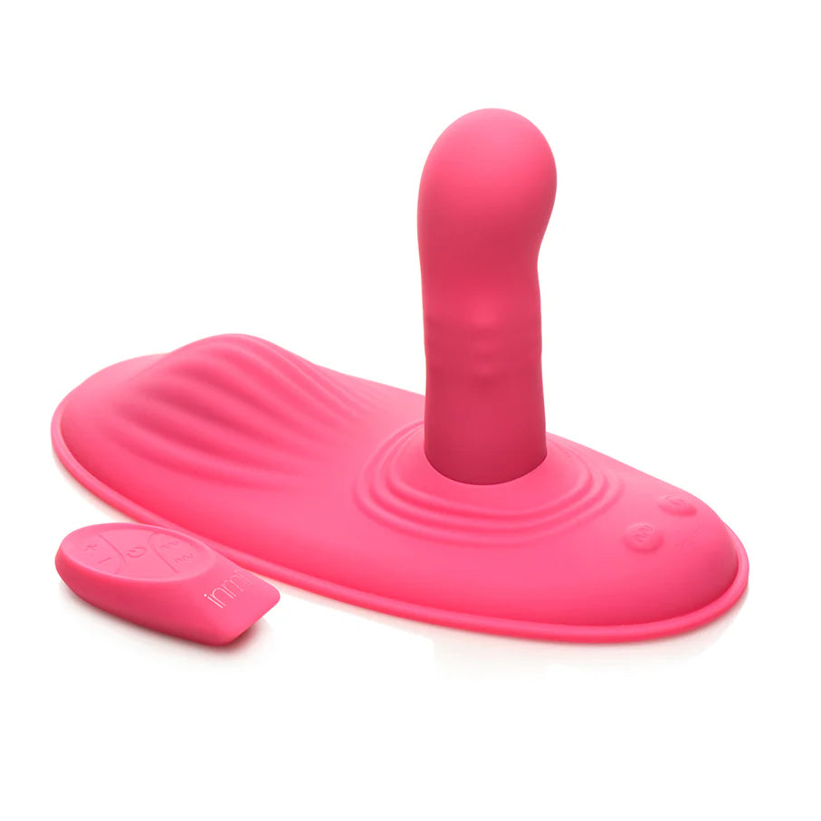 Inmi Thrust 'N' Grind Thrusting & Vibrating with Remote Silicone Grinder