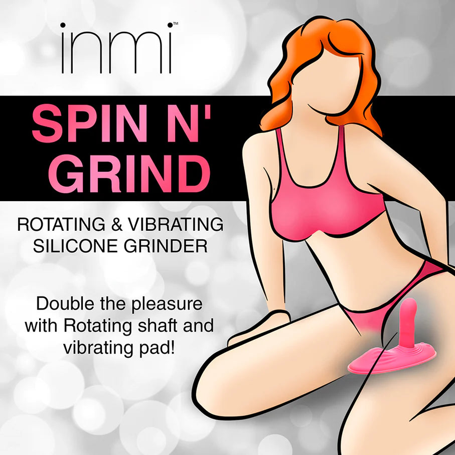 Inmi Thrust 'N' Grind Thrusting & Vibrating with Remote Silicone Grinder