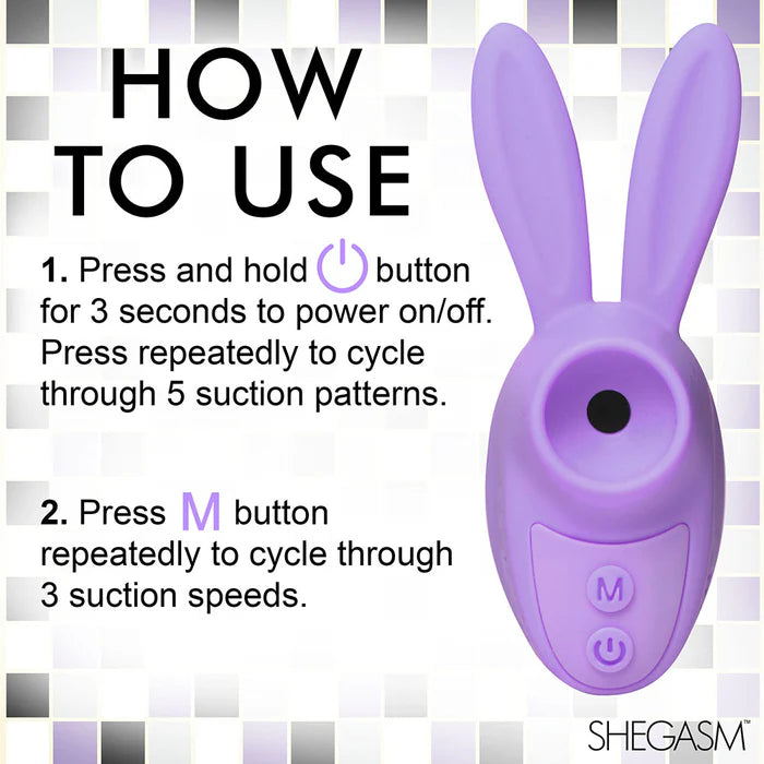 Shegasm Sucky Bunny Clit Stimulator