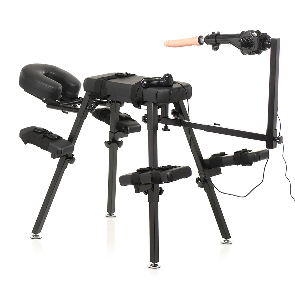 Master Series Obedience Bench with Sex Machine