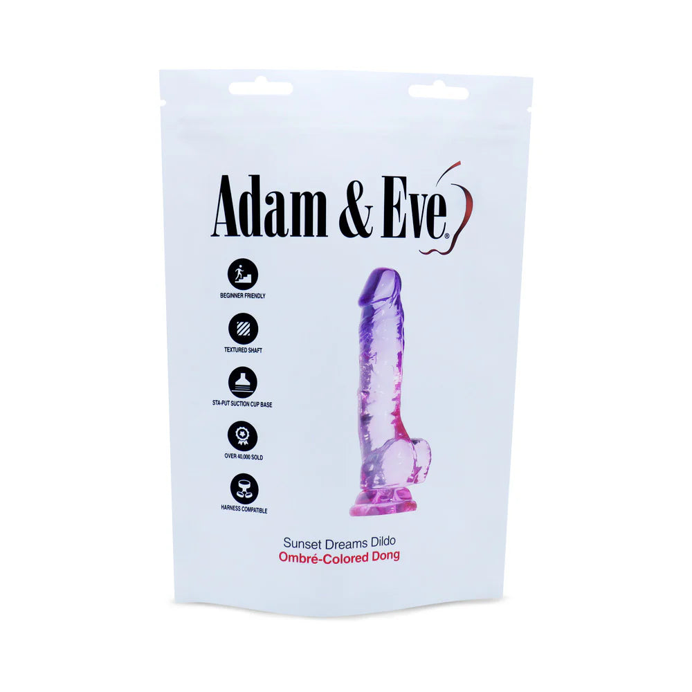 Adam & Eve Sunset Dreams Dildo (Bag Packaging)