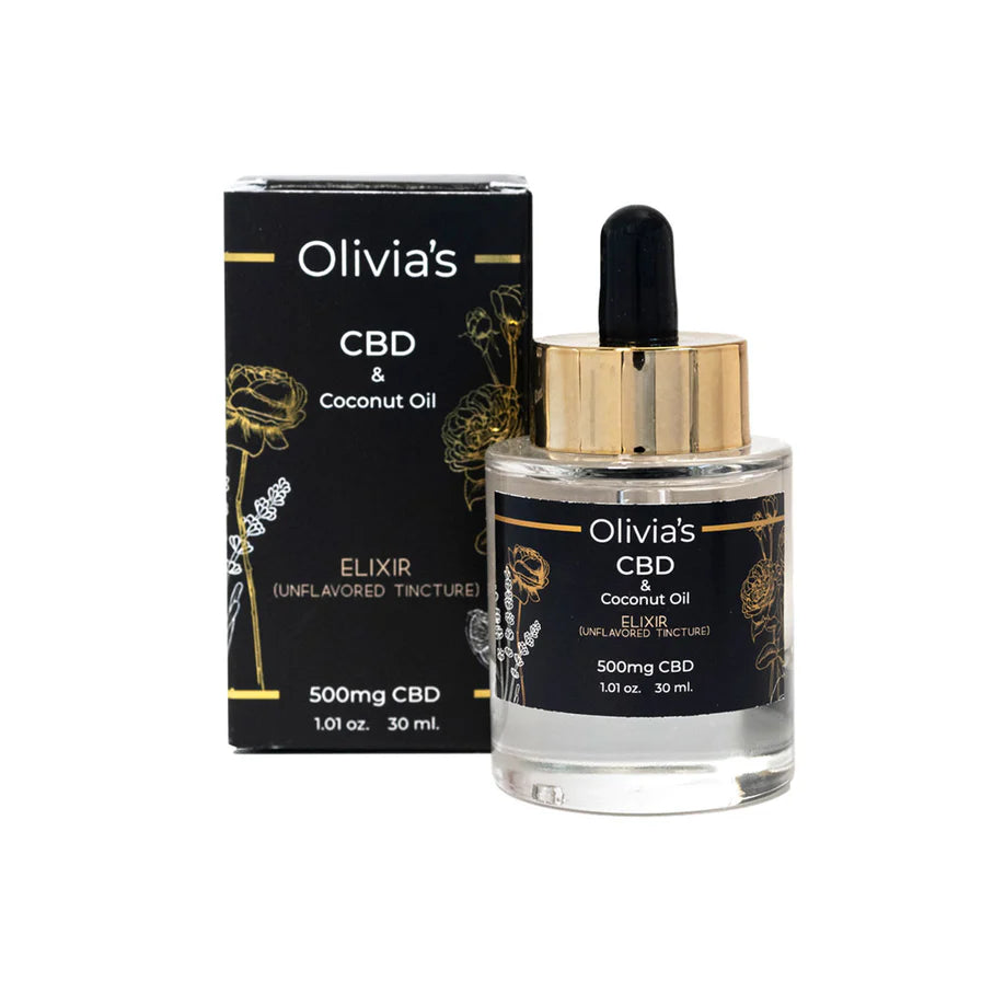 Olivia's Boudoir 500mg CBD Elixir Unflavored Tincture