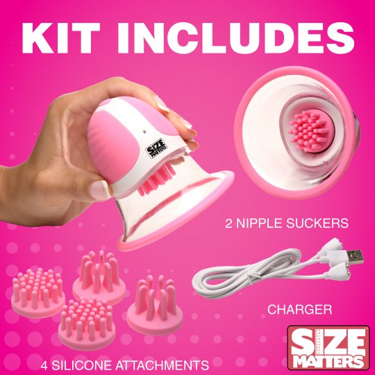 10X Rotating Nipple Suckers