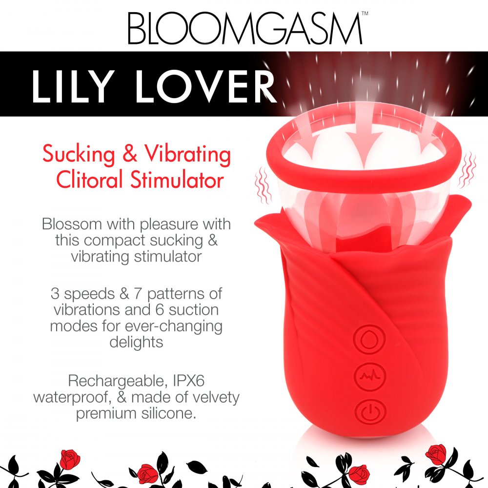 Lily Lover Estimulador De Clítoris Chupador Y Vibrador