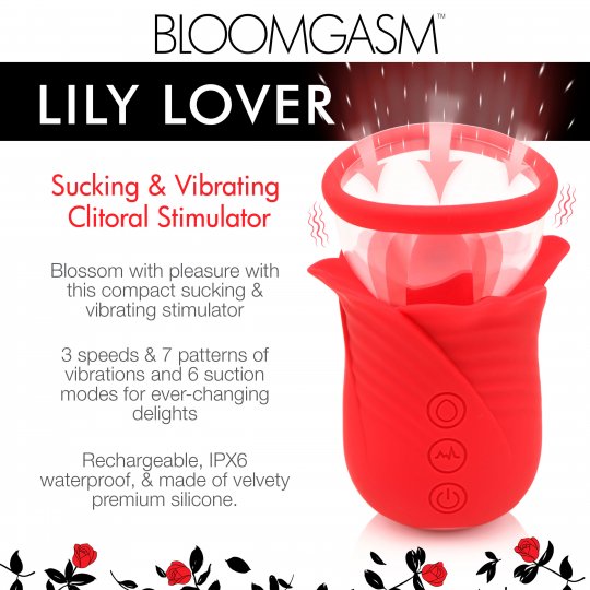 Lily Lover Estimulador De Clítoris Chupador Y Vibrador