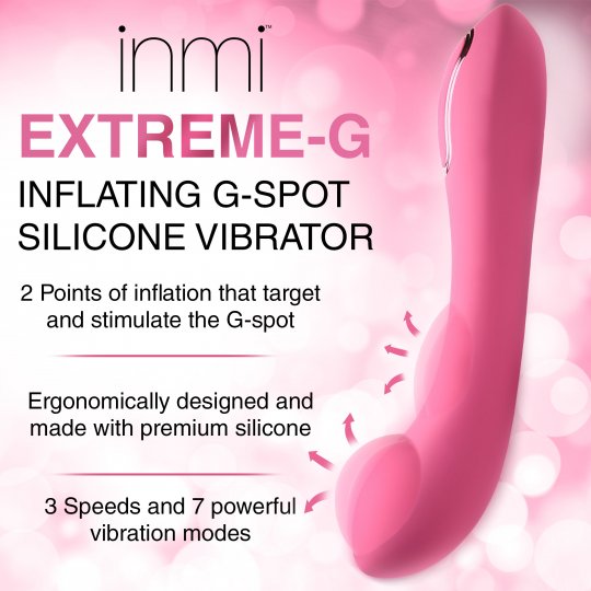 Vibrador Inflable de Silicona con Punto G Extreme-G