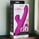 Bumping Bunny Thrusting & Pulsing Silicone Rabbit Vibrator