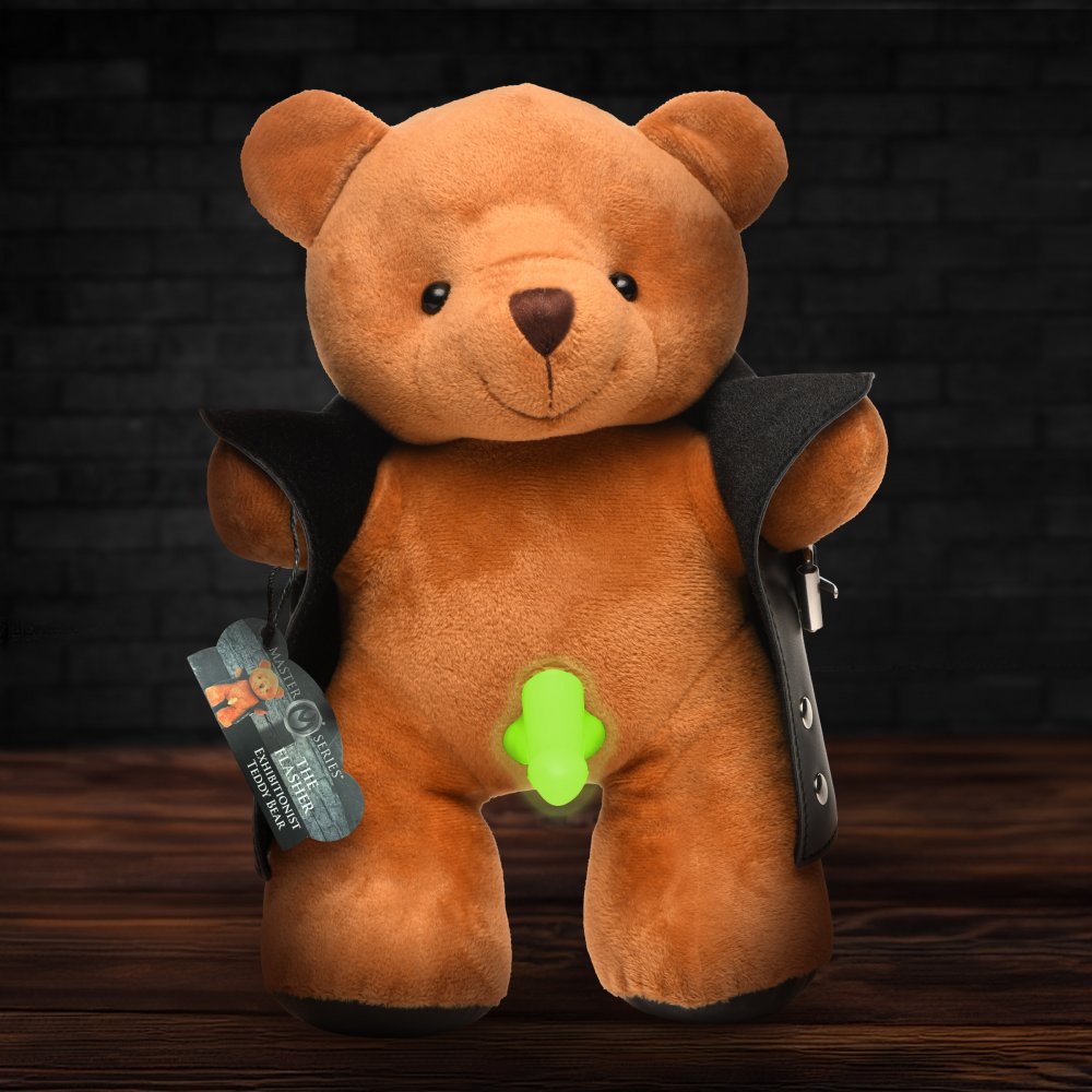 The Flasher Glow-in-the-Dark Exhibitionist Teddy Bear