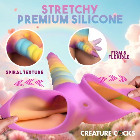 Creature Cock Unicorn Silicone Strap-On