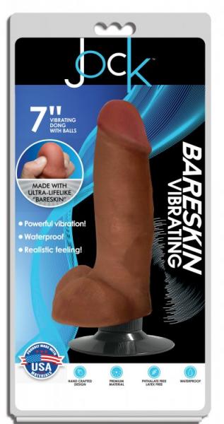 Jock Bareskin Vibrating Dildo W/ Balls