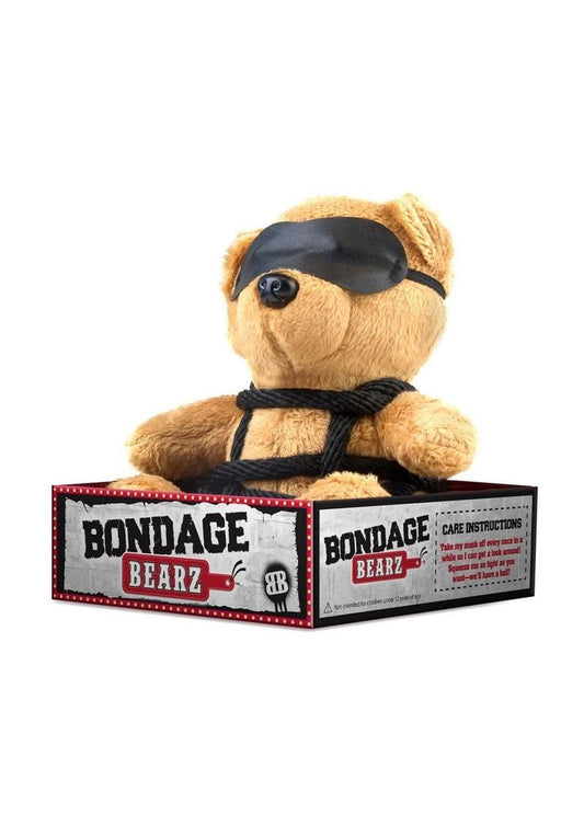 Bondage Bearz Bound Up Billy Peluche - Marrón/Negro
