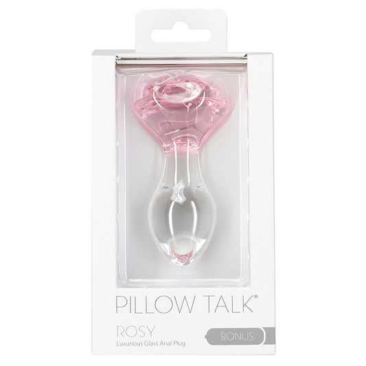Pillow Talk Rosy Glass Anal Plug