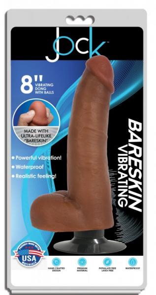 Jock Bareskin Vibrating Dildo W/ Balls