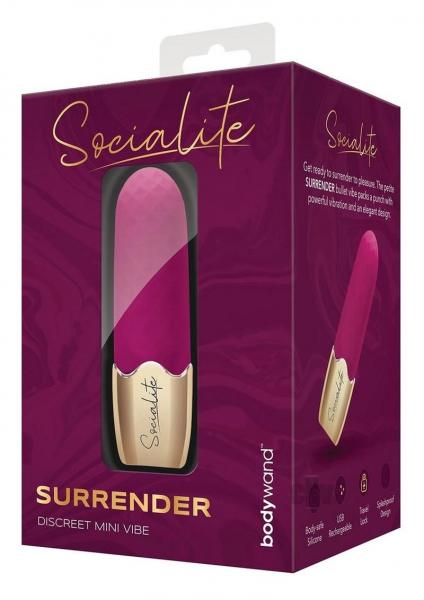 Bodywand Socialite Surrender Rechargeable Silicone Mini Vibe