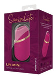 Bodywand Socialite Liv Mini Licker de bolsillo de silicona recargable con lengua