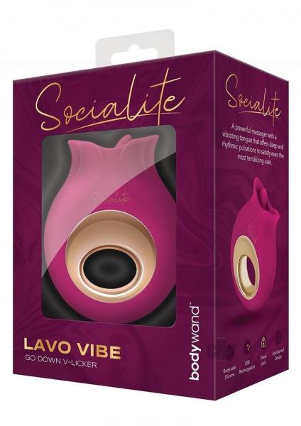 Bodywand Socialite Lavo Rechargeable Silicone Clitoral Licker Vibe