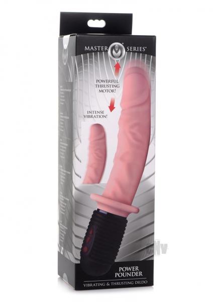 Power Pounder Vibrating And Thrusting Silicone Dildo