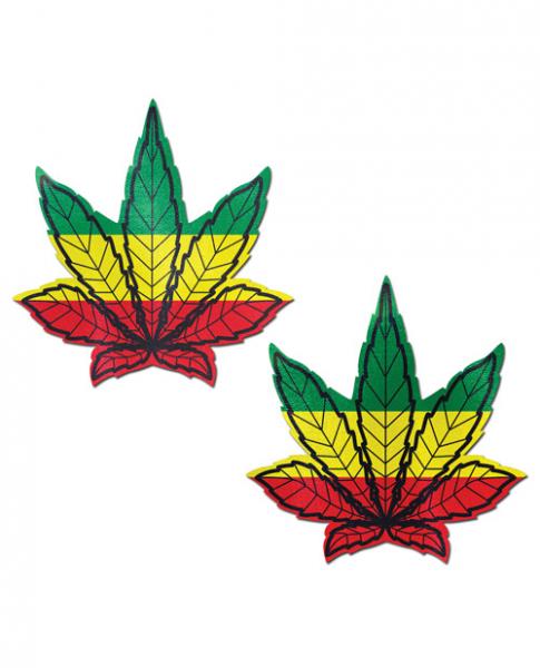 Pastease Marijuana Leaf Rasta Weed Pasties